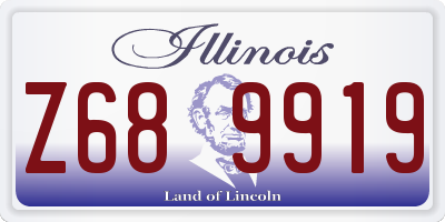 IL license plate Z689919