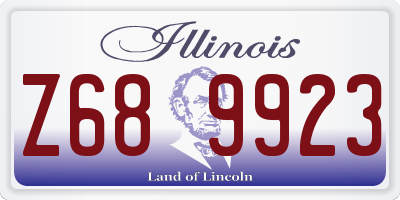IL license plate Z689923