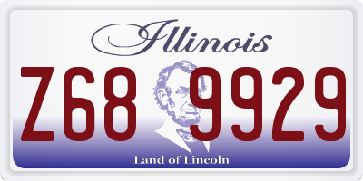 IL license plate Z689929