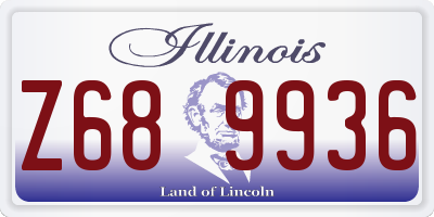 IL license plate Z689936