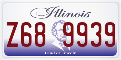 IL license plate Z689939