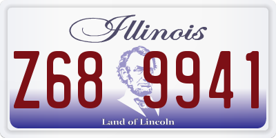 IL license plate Z689941