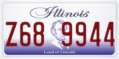 IL license plate Z689944