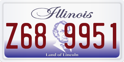 IL license plate Z689951