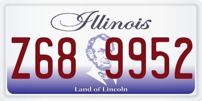 IL license plate Z689952