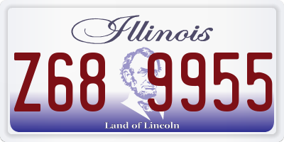 IL license plate Z689955