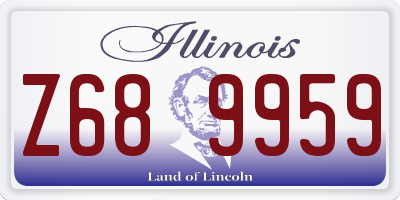 IL license plate Z689959