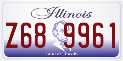 IL license plate Z689961