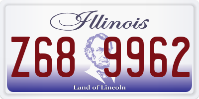 IL license plate Z689962