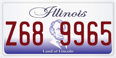 IL license plate Z689965