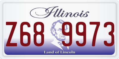 IL license plate Z689973