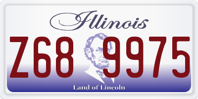 IL license plate Z689975