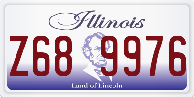 IL license plate Z689976