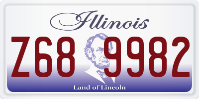 IL license plate Z689982