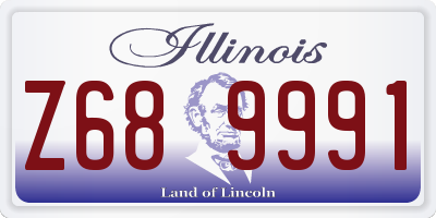 IL license plate Z689991