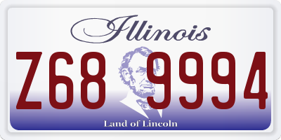 IL license plate Z689994