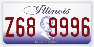 IL license plate Z689996