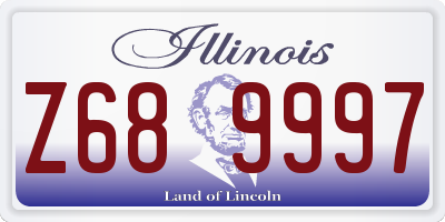 IL license plate Z689997