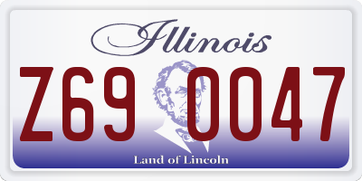 IL license plate Z690047