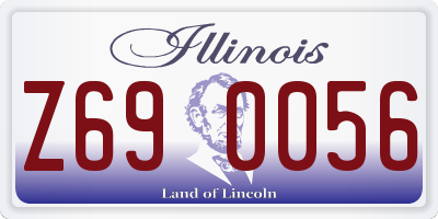 IL license plate Z690056