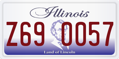 IL license plate Z690057