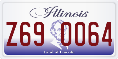 IL license plate Z690064
