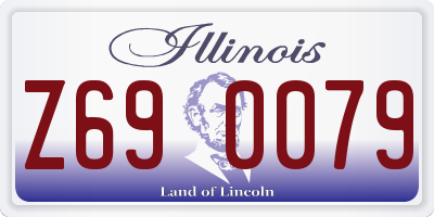 IL license plate Z690079