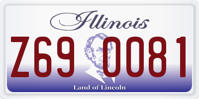 IL license plate Z690081