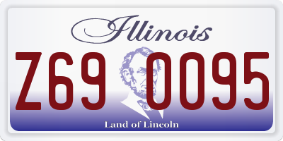 IL license plate Z690095