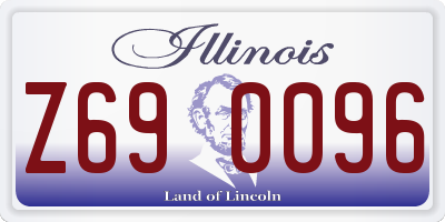 IL license plate Z690096