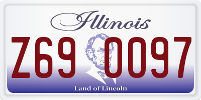 IL license plate Z690097