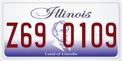 IL license plate Z690109