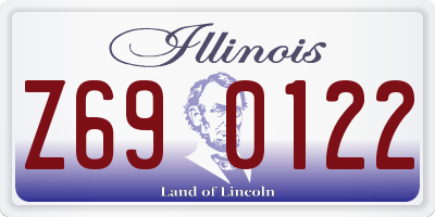 IL license plate Z690122