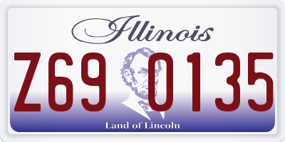 IL license plate Z690135
