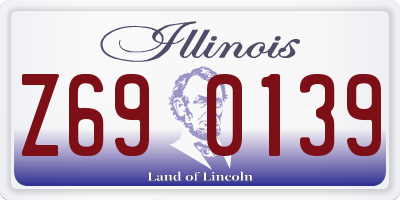 IL license plate Z690139