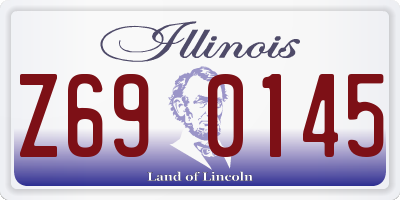 IL license plate Z690145