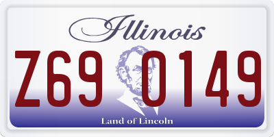 IL license plate Z690149