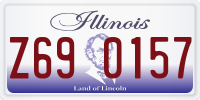 IL license plate Z690157