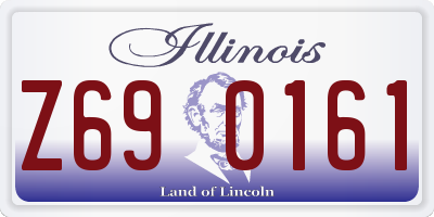 IL license plate Z690161