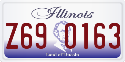 IL license plate Z690163