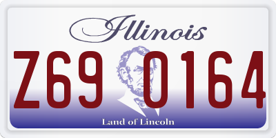 IL license plate Z690164