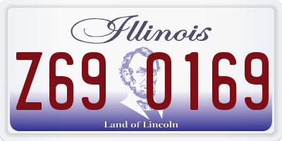 IL license plate Z690169
