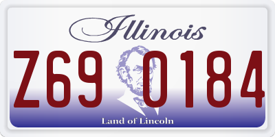 IL license plate Z690184