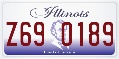 IL license plate Z690189