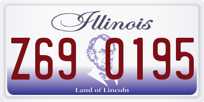 IL license plate Z690195