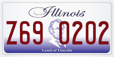 IL license plate Z690202