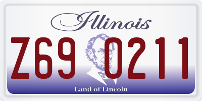 IL license plate Z690211