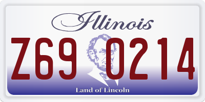 IL license plate Z690214