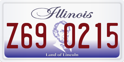 IL license plate Z690215