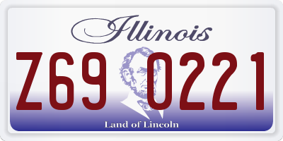 IL license plate Z690221